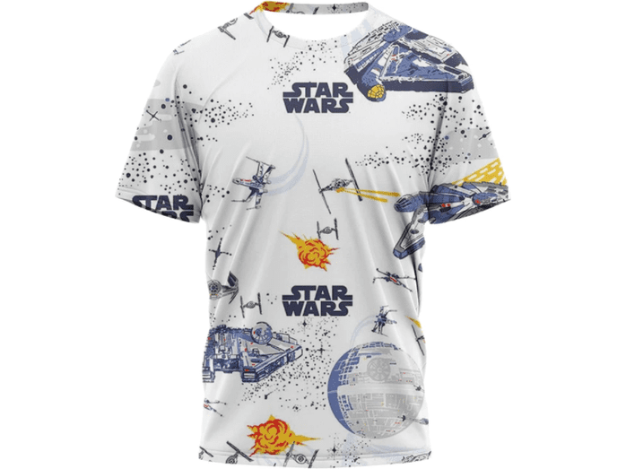 Men Short Sleeve T Shirt Disney Star Wars 3D Print Short Sleeve - testpayments02